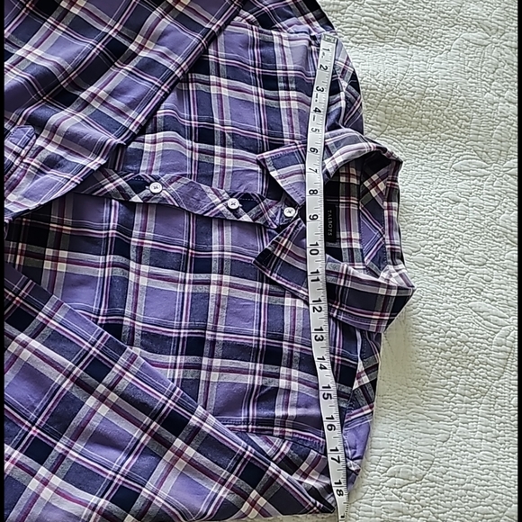 Talbots Checkered Button-down Longsleeves Shirt - Picture 7 of 11